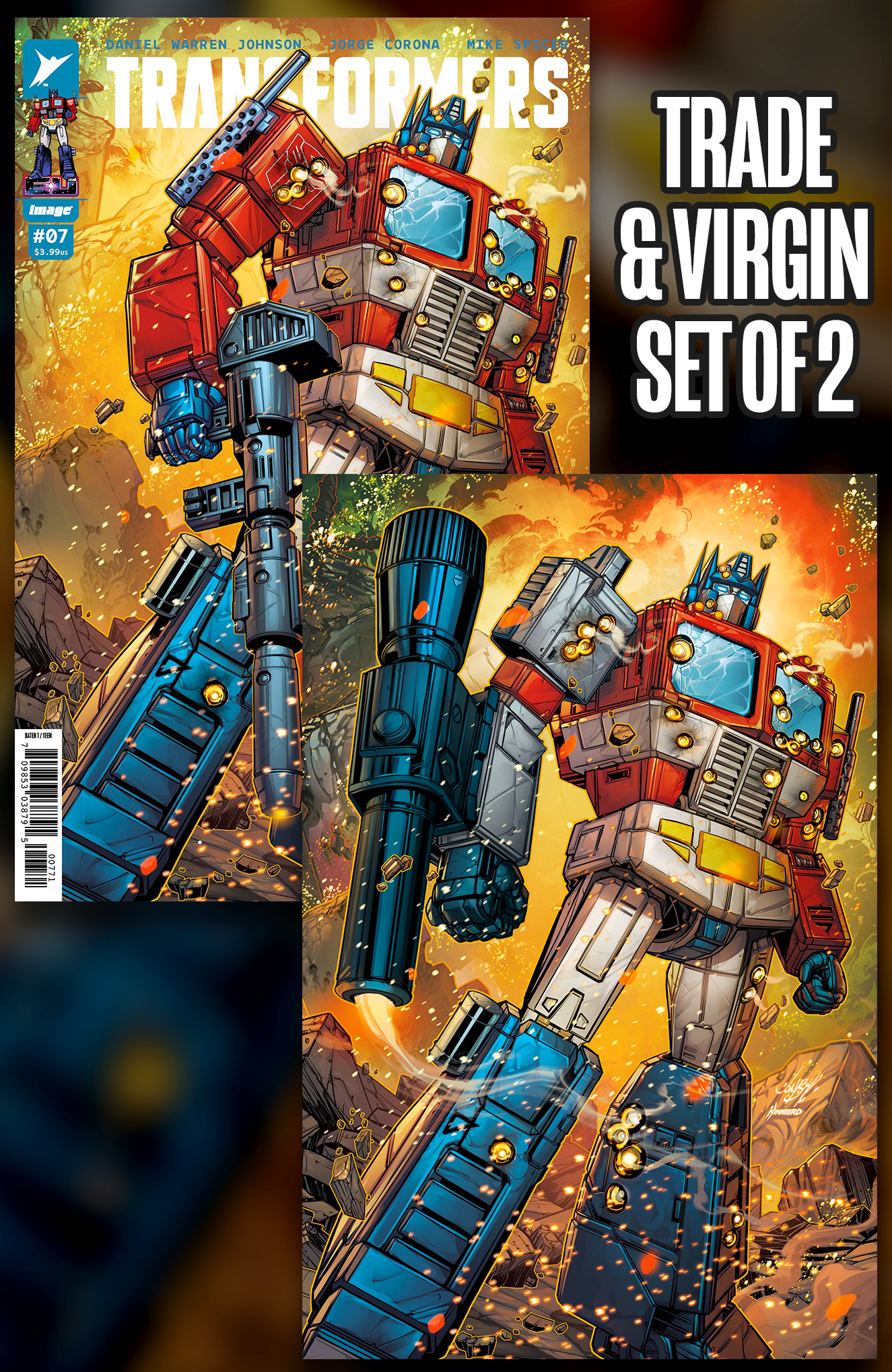 Transformers #7 Jonboy Meyers Variant (SET)